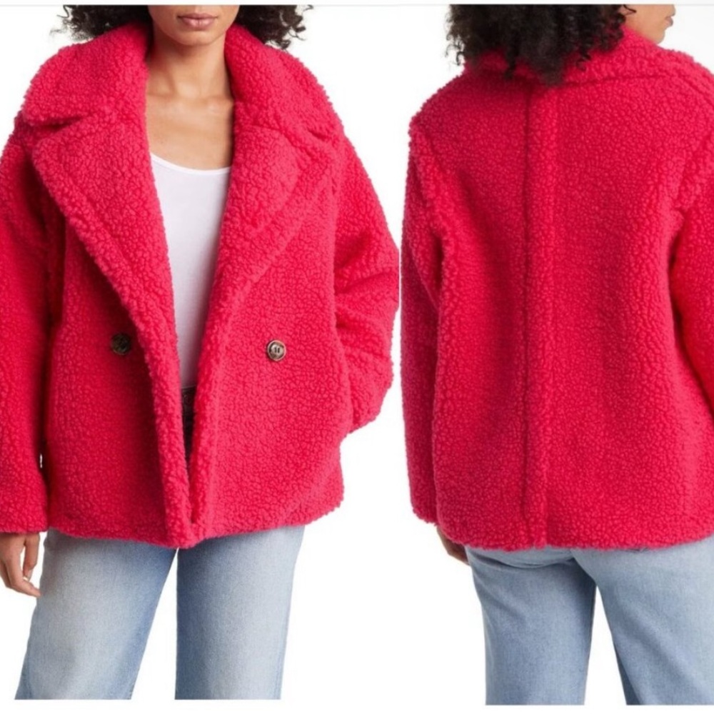 UGG Gertrude Short Teddy Coat NWT